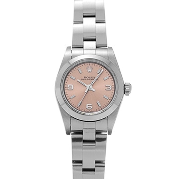 ロレックス オイスターパーペチュアル 76080 ピンク レディース 時計 【中古】【wristwatch】