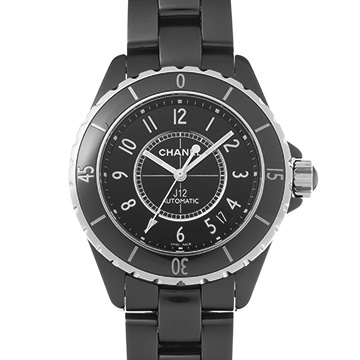 シャネル J12 38MM H0685 ブラックラッカー メンズ 時計 【中古】【wristwatch】