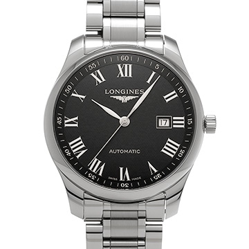 ロンジン マスターコレクション L2.893.4.51.6 ブラック メンズ 時計 【中古】【wristwatch】