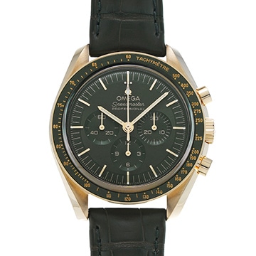 オメガ スピードマスター ムーンウォッチ プロフェッショナル コーアクシャル マスタークロノメーター 310.30.42.50.01.002 グリーン メンズ 時計 【中古】【wristwatch】
