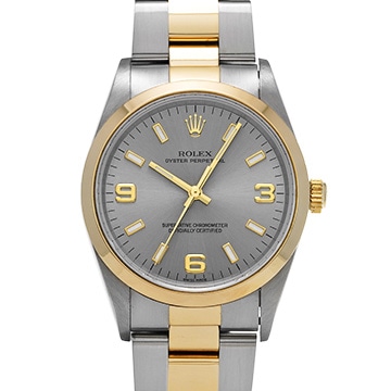 ロレックス オイスターパーペチュアル 14203M グレー メンズ 時計 【中古】【wristwatch】
