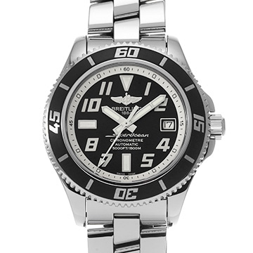 ブライトリング スーパーオーシャン 42 A1736402/BA29 ブラック メンズ 時計 【中古】【wristwatch】
