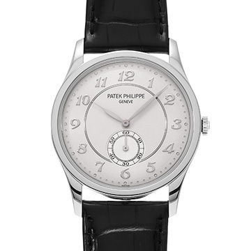 パテック フィリップ カラトラバ 5196P-001 シルバー メンズ 時計 【中古】【wristwatch】