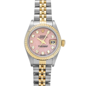 ロレックス デイトジャスト 79173OPG ピンクオパール/ダイヤモンド レディース 時計 【中古】【wristwatch】