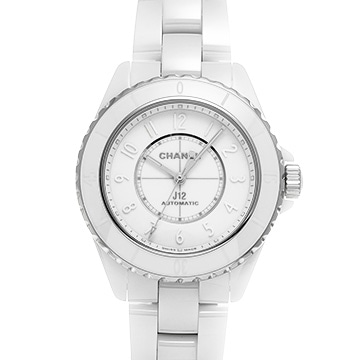 シャネル J12 ファントム キャリバー12.1 38MM 限定1200本 H6186 ホワイトラッカー レディース 時計 【中古】【wristwatch】