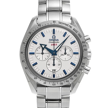 オメガ スピードマスター ブロードアロー 1957 コーアクシャル 321.10.42.50.02.001 シルバー メンズ 時計 【中古】【wristwatch】