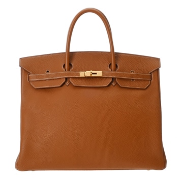 エルメス バーキン 40 ゴールド トゴ ユニセックス バッグ 【中古】【bag】