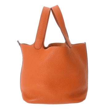 エルメス ピコタン ロックMM オレンジ トリヨンクレマンス レディース バッグ 【中古】【bag】