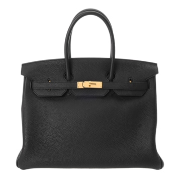 エルメス バーキン 35 ブラック トゴ ユニセックス バッグ 【中古】【bag】