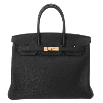 エルメス バーキン 35 ブラック トゴ ユニセックス バッグ 【中古】【bag】