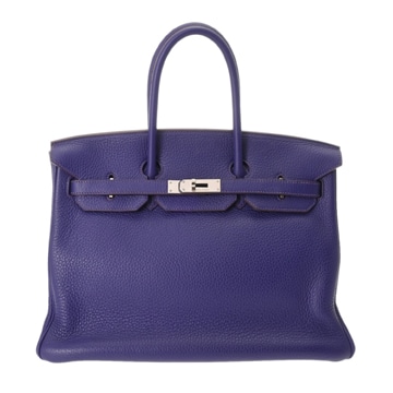 エルメス バーキン 35 ウルトラヴァイオレット トリヨンクレマンス ユニセックス バッグ 【中古】【bag】
