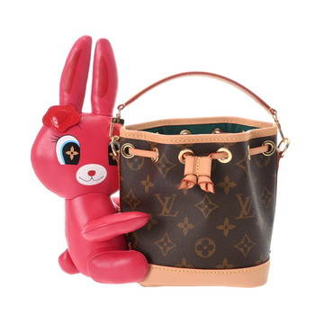 ルイ ヴィトン モノグラム(アニモグラム) ナノ ノエ 二コラジェスキエール×Sun Yitian ブラウン M11305 モノグラムキャンバス レディース バッグ 【中古】【bag】