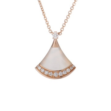 ブルガリ ディーヴァドリーム ネックレス ゴールド 358365 K18ピンクゴールド PG レディース ジュエリー 【中古】【jewelry】