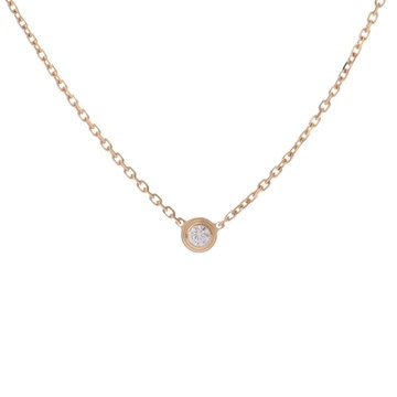 カルティエ ダムール ネックレス XS ゴールド K18イエローゴールド YG レディース ジュエリー 【中古】【jewelry】