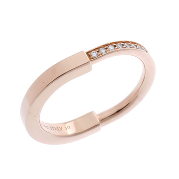 ティファニー ロックリング ゴールド K18ピンクゴールド PG レディース ジュエリー 【中古】【jewelry】
