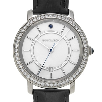 ブシュロン エピュール WA021110 ホワイト メンズ 時計 【中古】【wristwatch】