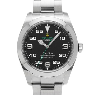 ロレックス エアキング 116900 ブラック メンズ 時計 【中古】【wristwatch】