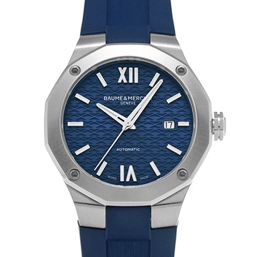 ボーム&メルシェ リビエラ オートマティック M0A10619 ブルー メンズ 時計 【中古】【wristwatch】
