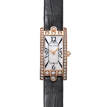 ハリー ウィンストン アヴェニューC ミニ AVCQHM16RR017 ホワイトシェル レディース 時計 【中古】【wristwatch】