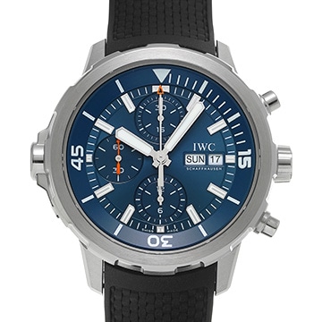IWC アクアタイマー クロノグラフ エクスペディション ジャック=イヴ・クストー IW376805 ブルー メンズ 時計 【中古】【wristwatch】
