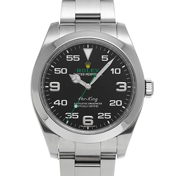 ロレックス エアキング 116900 ブラック メンズ 時計 【中古】【wristwatch】