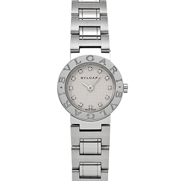 ブルガリ ブルガリブルガリ BB23SS アイボリー/ダイヤモンド レディース 時計 【中古】【wristwatch】