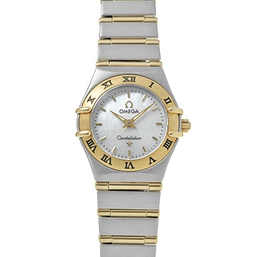 オメガ コンステレーション ミニ 1262.70 ホワイトシェル レディース 時計 【中古】【wristwatch】