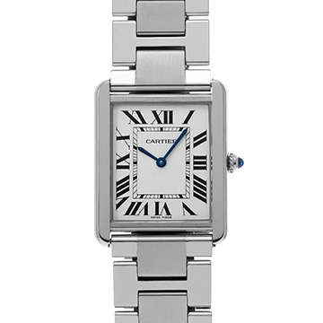 カルティエ タンク ソロ LM W5200014 シルバー メンズ 時計 【中古】【wristwatch】