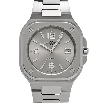 ベル＆ロス BR 05 ブラックスチール BR05A-BL-ST/SRB ブラック メンズ 時計 【中古】【wristwatch】
