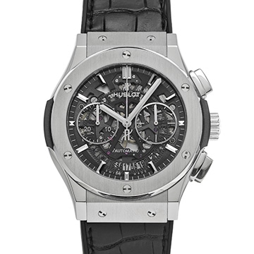 ウブロ クラシック・フュージョン アエロ・フュージョン チタニウム 525.NX.0170.LR スケルトン メンズ 時計 【中古】【wristwatch】