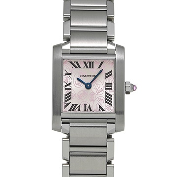 カルティエ タンク フランセーズ SM W51031Q3 シルバー レディース 時計 【中古】【wristwatch】