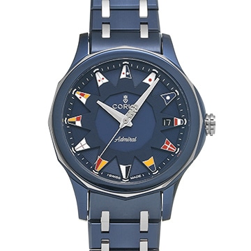 コルム アドミラルズカップ 082.213.30/V730 AB50 ブルー メンズ 時計 【中古】【wristwatch】