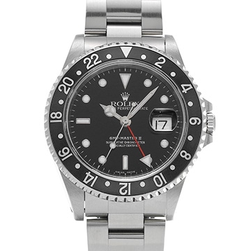 ロレックス GMTマスターII 16710 ブラック メンズ 時計 【中古】【wristwatch】