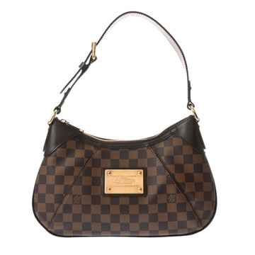 ルイ ヴィトン ダミエ テムズ PM ブラウン N48180 ダミエキャンバス レディース バッグ 【中古】【bag】