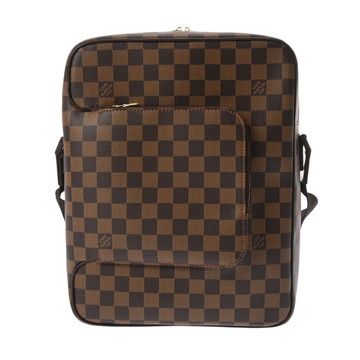 ルイ ヴィトン ダミエ オラフ MM ブラウン N41441 ダミエキャンバス レディース バッグ 【中古】【bag】