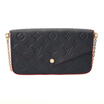 ルイ ヴィトン モノグラムアンプラント ポシェット フェリシー マリーヌルージュ M64099 レザー レディース バッグ 【中古】【bag】