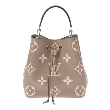 ルイ ヴィトン バイカラーモノグラムアンプラント ネオノエ MM トゥルトレール/クレーム M45555 レザー レディース バッグ 【中古】【bag】