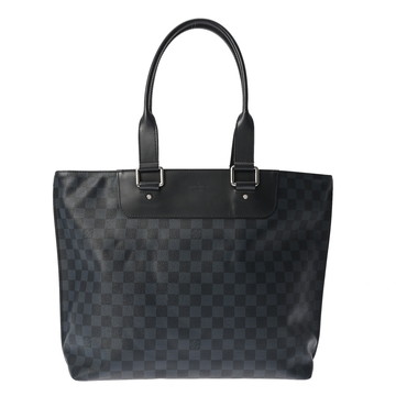 ルイ ヴィトン ダミエコバルト カバヴォワヤージュ ネイビー/ブラック N41397 レザー メンズ バッグ 【中古】【bag】