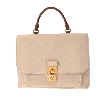 ルイ ヴィトン モノグラムアンプラント マリニャン クレーム/カラメル M44549 レザー レディース バッグ 【中古】【bag】