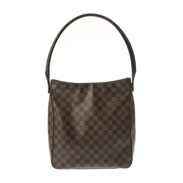 ルイ ヴィトン ダミエ ルーピング GM SPオーダー ブラウン N51144 ダミエキャンバス レディース バッグ 【中古】【bag】