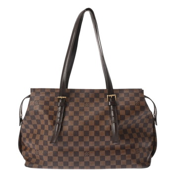 ルイ ヴィトン ダミエ チェルシー エベヌ N51119 ダミエキャンバス レディース バッグ 【中古】【bag】