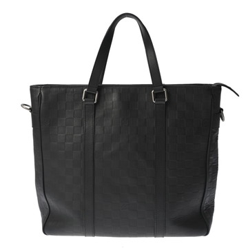 ルイ ヴィトン ダミエアンフィニ タダオ ブラック N41269 レザー メンズ バッグ 【中古】【bag】