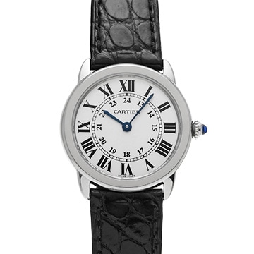 カルティエ ロンドソロ ドゥ カルティエ SM W6700155 シルバー レディース 時計 【中古】【wristwatch】