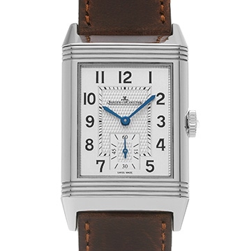 ジャガー ルクルト レベルソ クラシック ラージ スモールセコンド Q3858522 シルバーグレー メンズ 時計 【中古】【wristwatch】