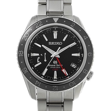 グランドセイコー スポーツコレクション スプリングドライブ GMT SBGE001 ブラック メンズ 時計 【中古】【wristwatch】