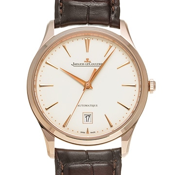 ジャガー ルクルト マスター ウルトラスリム デイト Q1232510 エッグシェルベージュ メンズ 時計 【中古】【wristwatch】