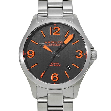 ハミルトン カーキ アビエーション エアレース オート H76235131 ブラック メンズ 時計 【中古】【wristwatch】