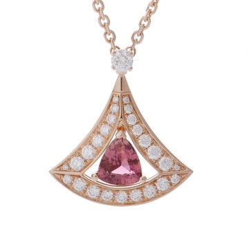 ブルガリ ディーヴァドリーム ネックレス ゴールド 354366 K18ピンクゴールド PG レディース ジュエリー 【中古】【jewelry】