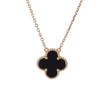 ヴァン クリーフ&アーペル ヴィンテージアルハンブラ ネックレス ゴールド VCARA45800 K18イエローゴールド YG レディース ジュエリー 【中古】【jewelry】