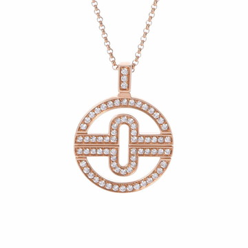 ブルガリ パレンテシ ネックレス ゴールド K18ピンクゴールド PG レディース ジュエリー 【中古】【jewelry】